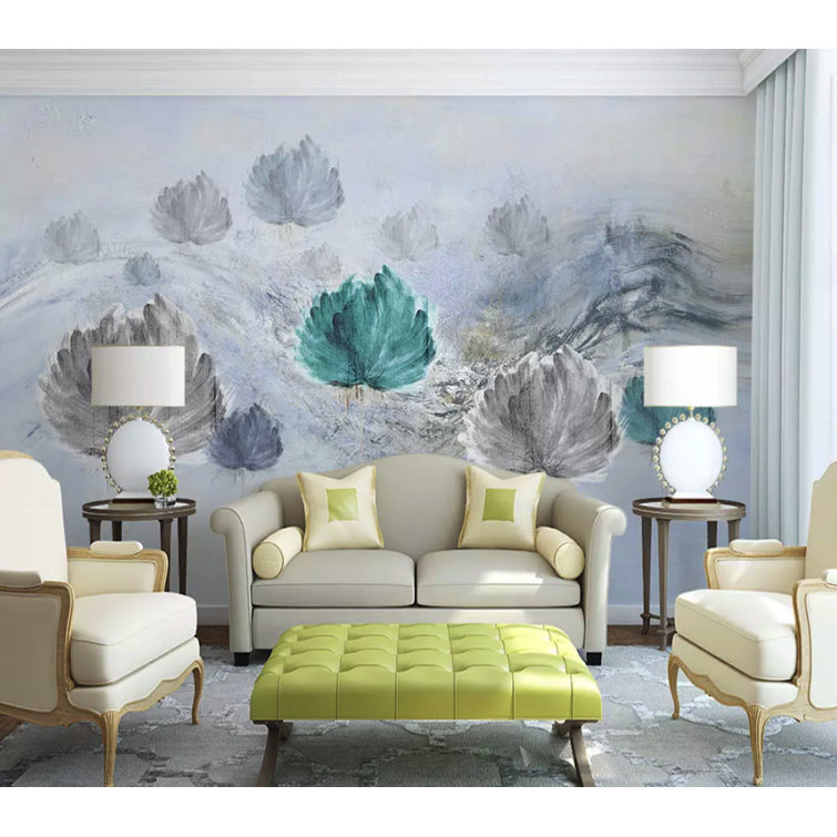 GK Wall Design Abstract;Floral Wall Mural Wayfair